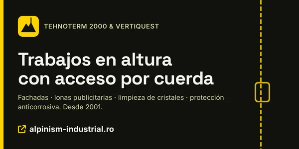 Alpinism industrial – trabajos en altura